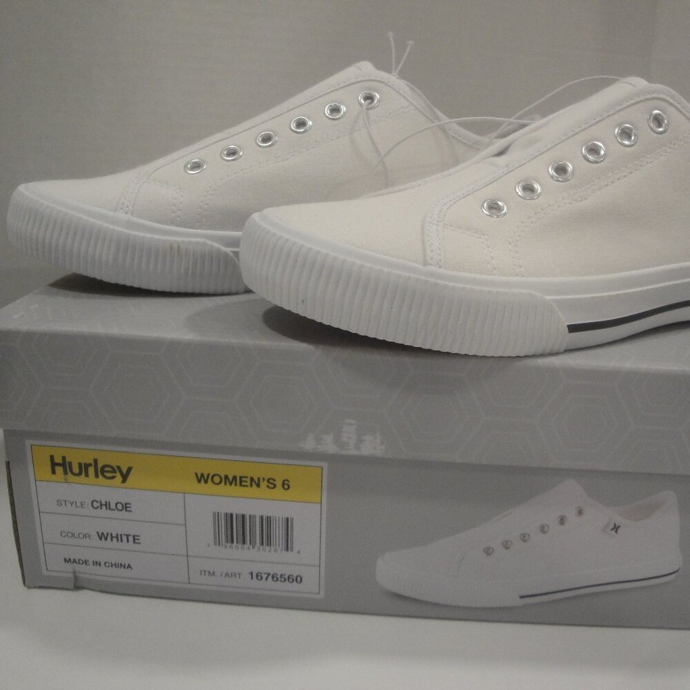 Hurley Slip-on Women's sneakers Classic Canvas NIB Size 6